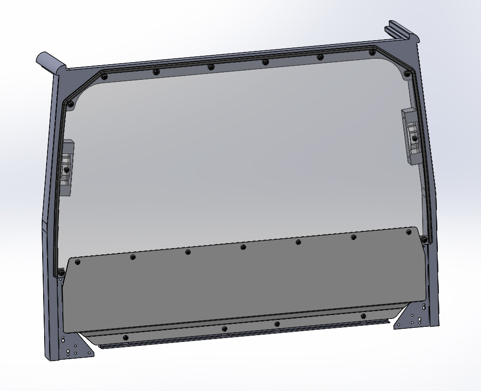 DEEREWS4003GP REAR WINDSHIELD