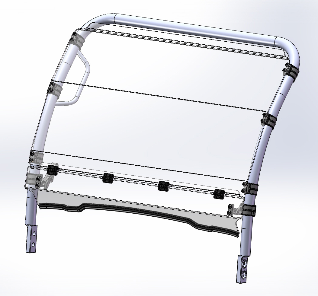 KAWASAKI MULE SX WINDSHIELD