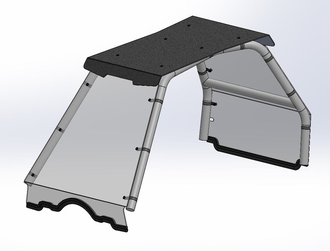 POLARIS RANGER ACE FRONT & REAR WS WITH ROOF