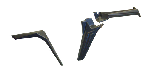 KAWASAKI TERYS HALF FOLDING WINDSHIELD